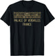 Palace of Versailles France T-Shirt - T-Shirt | Black
