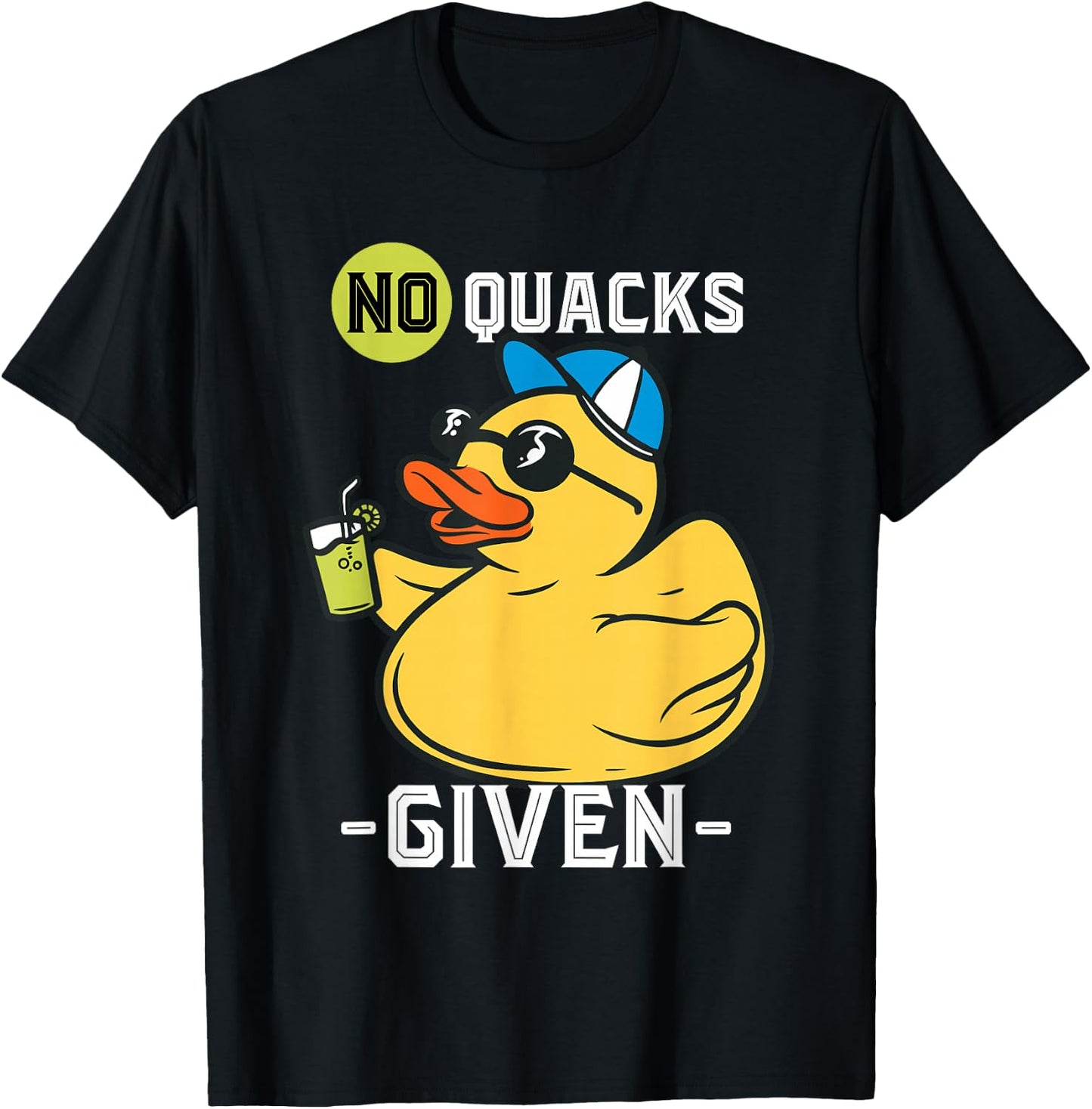 Rubber Duck No Quacks Yellow Rubber Ducks Rubber Duck Lover T-Shirt - T-Shirt | Black