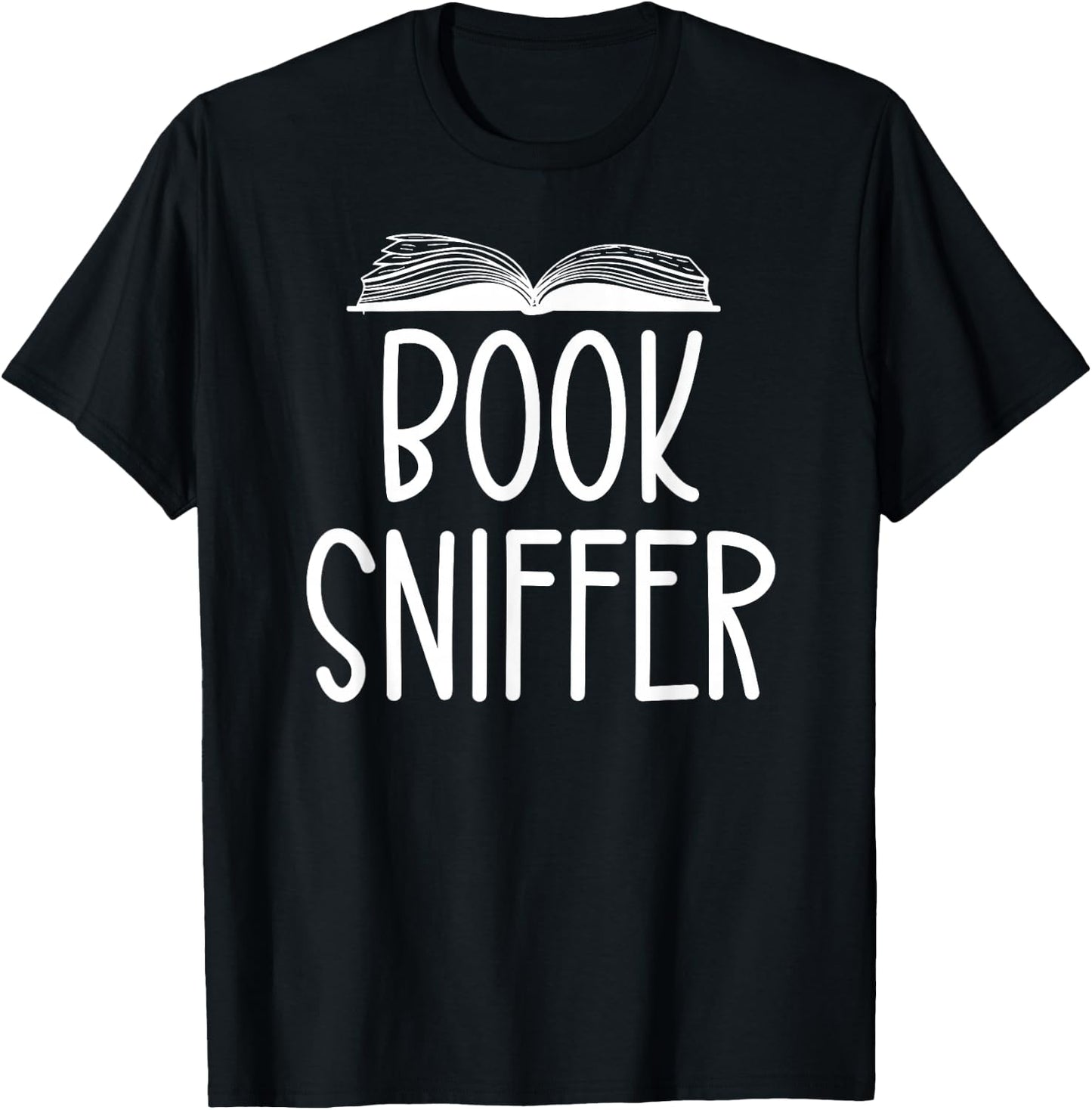 Book Sniffer Book Sniffers Club Bibliophle Librarian Bookish T-Shirt - T-Shirt | Black