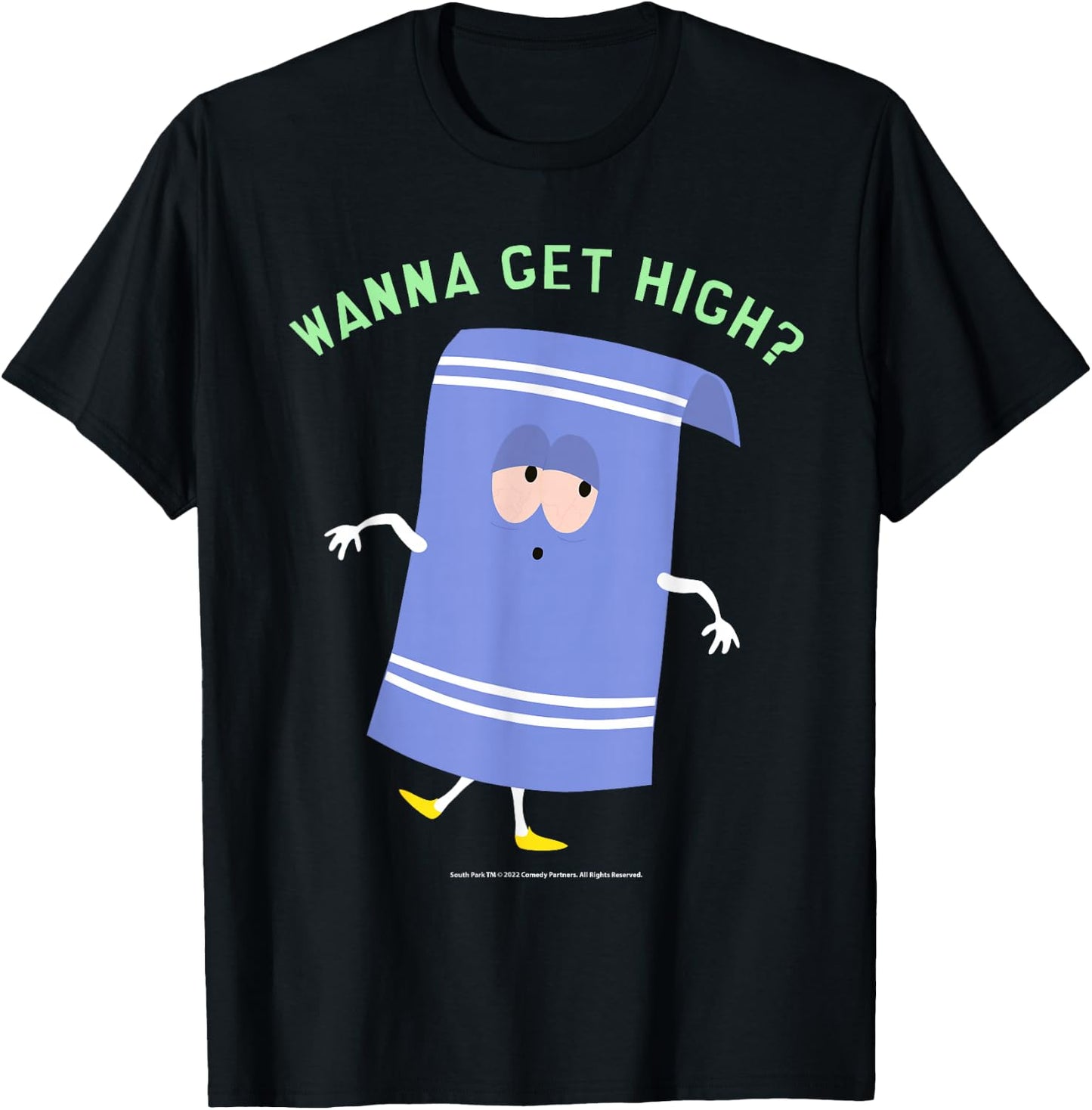 South Park Wanna Get High T-Shirt - T-Shirt | Black