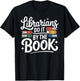 Librarians Do It By The Book Funny Librarian T-Shirt - T-Shirt | Black