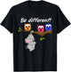 Be Different! - Women's Cute Fun Saying - Motto - Elephant T-Shirt - T-Shirt | Black