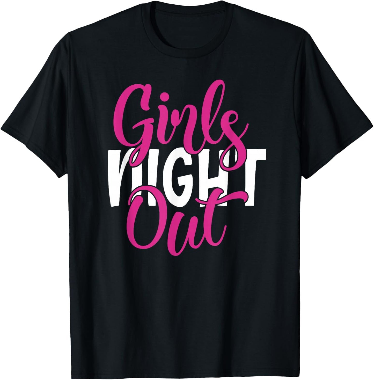 Girls Night Out Best Friends Matching Sleepover Party BFFs T-Shirt - T-Shirt | Black