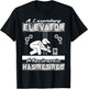 Legendary Elevator Mechanic has Retired - Elevator installer T-Shirt - T-Shirt | Black