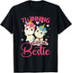 Spirit Week | Unicorn | Friend | Matching Twin T-Shirt - T-Shirt | Black