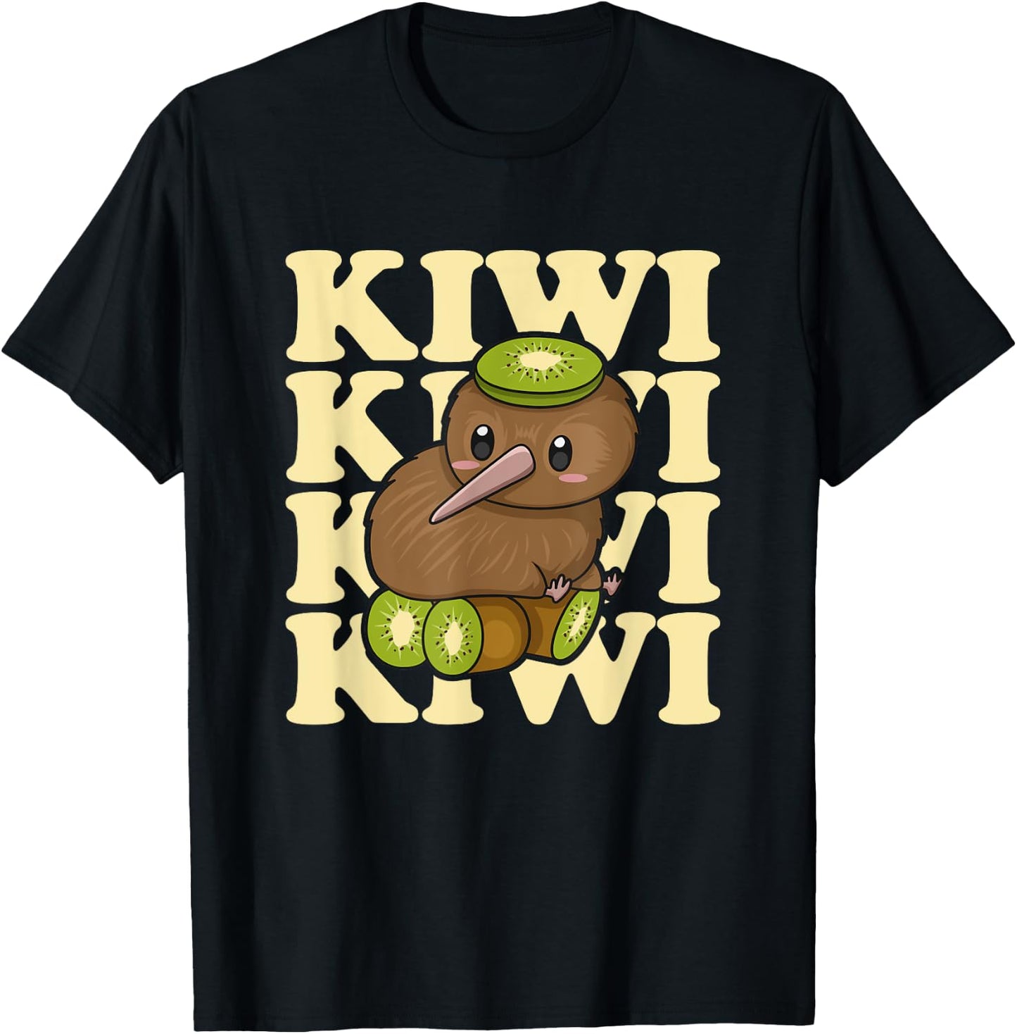 Kiwi New Zealand Quote for a Kiwi Bird Lover T-Shirt - T-Shirt | Black
