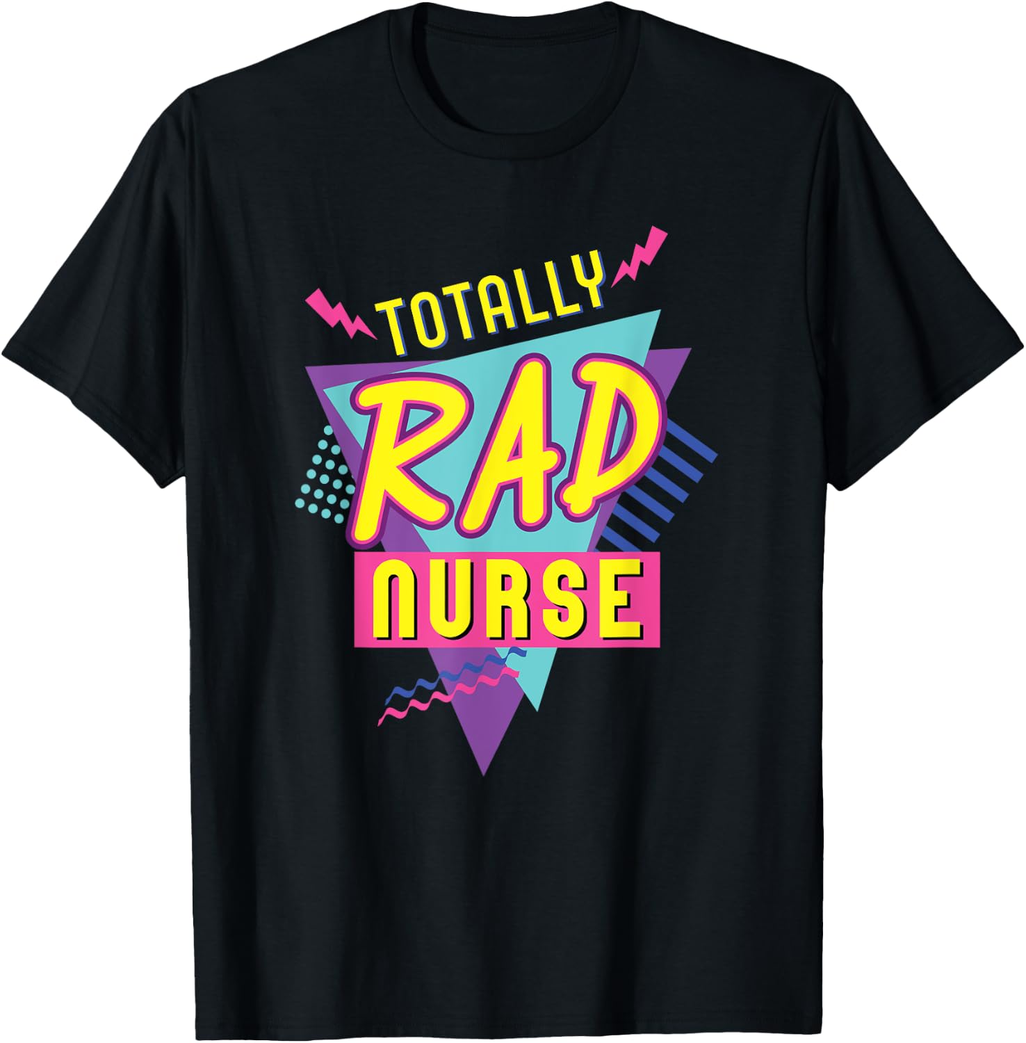 Vintage 90's Nurse Halloween Fun Nurse Costume 1990s T-Shirt - T-Shirt | Black
