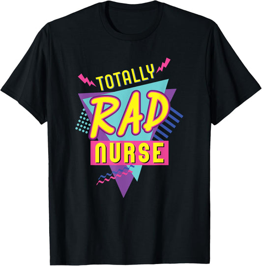 Vintage 90's Nurse Halloween Fun Nurse Costume 1990s T-Shirt - T-Shirt | Black