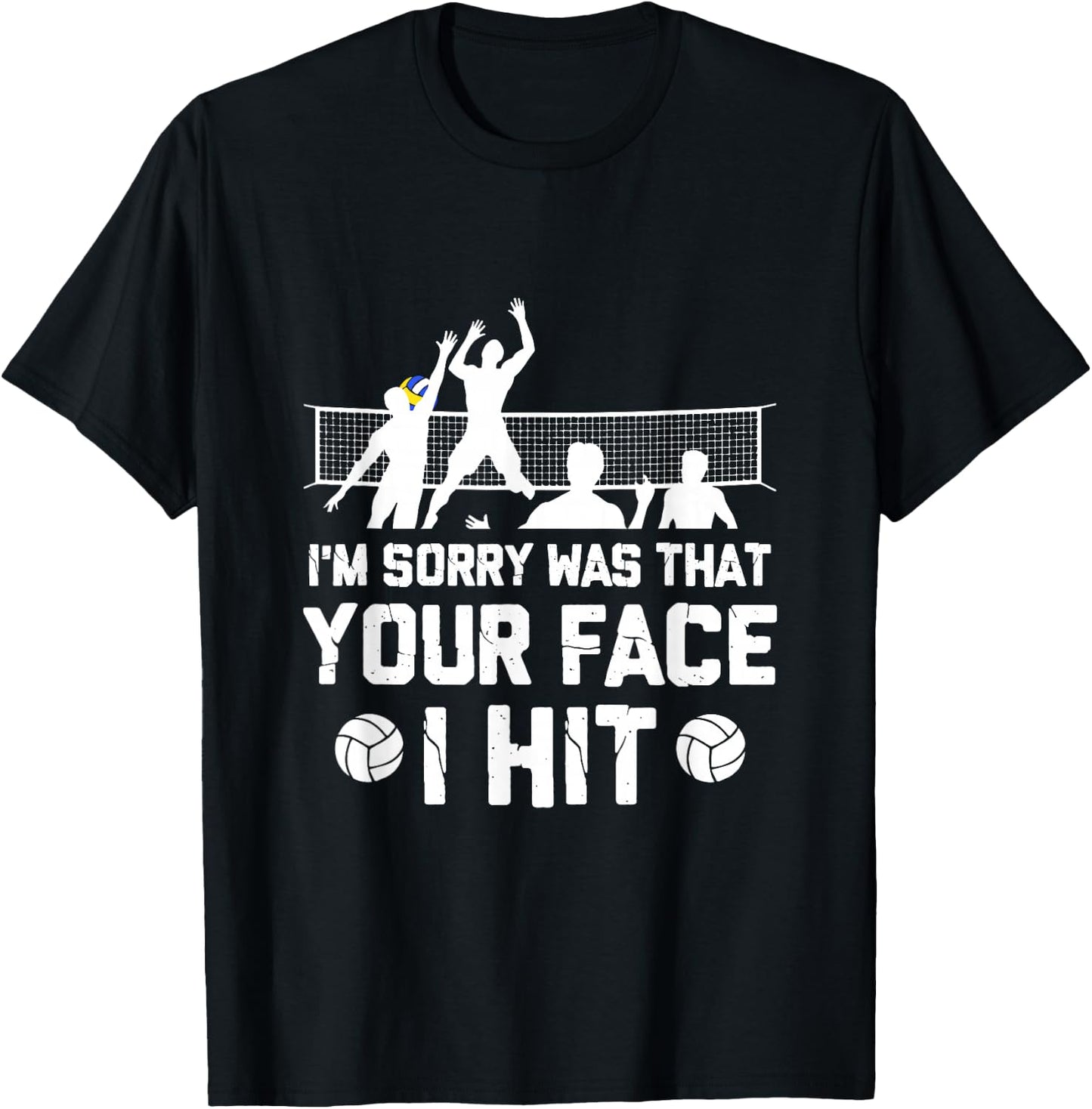 Volleyball Player - Funny Beach Volleyball Small T-Shirt - T-Shirt | Black