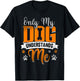 Only My Dog Understands Me Funny Gift Men Women Girls Kids T-Shirt - T-Shirt | Black