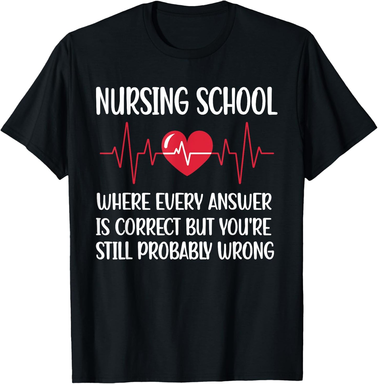 Nursing School Student | Nurse Student Future Nurse T-Shirt - T-Shirt | Black
