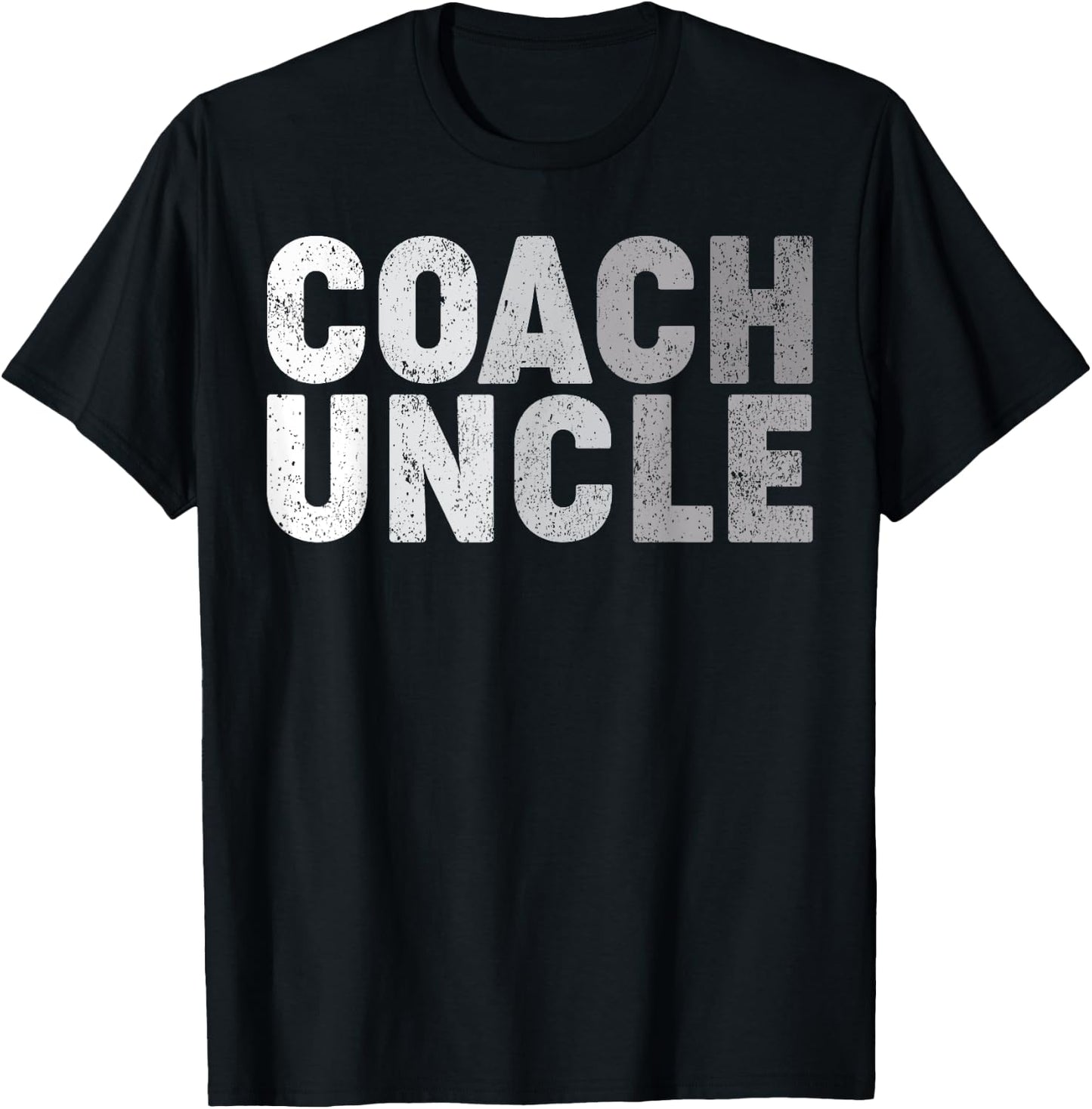 Coach Uncle Soccer Football Basketball Coach Father's Day T-Shirt - T-Shirt | Black