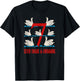 Seven Swans A-Swimming Song 12 Days Christmas T-Shirt - T-Shirt | Black
