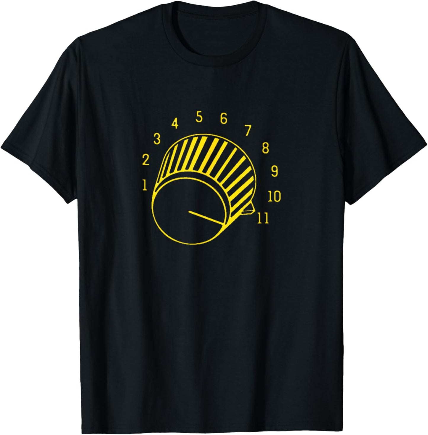 Guitar Shirt Volume up to 11 T-Shirt - T-Shirt | Black
