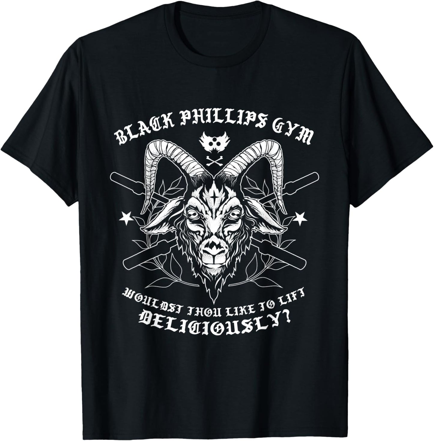 Black Phillips Gym T-Shirt - T-Shirt | Black