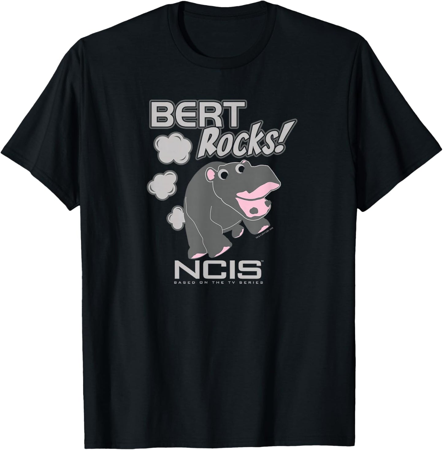 NCIS Bert Rocks T-Shirt - T-Shirt | Black