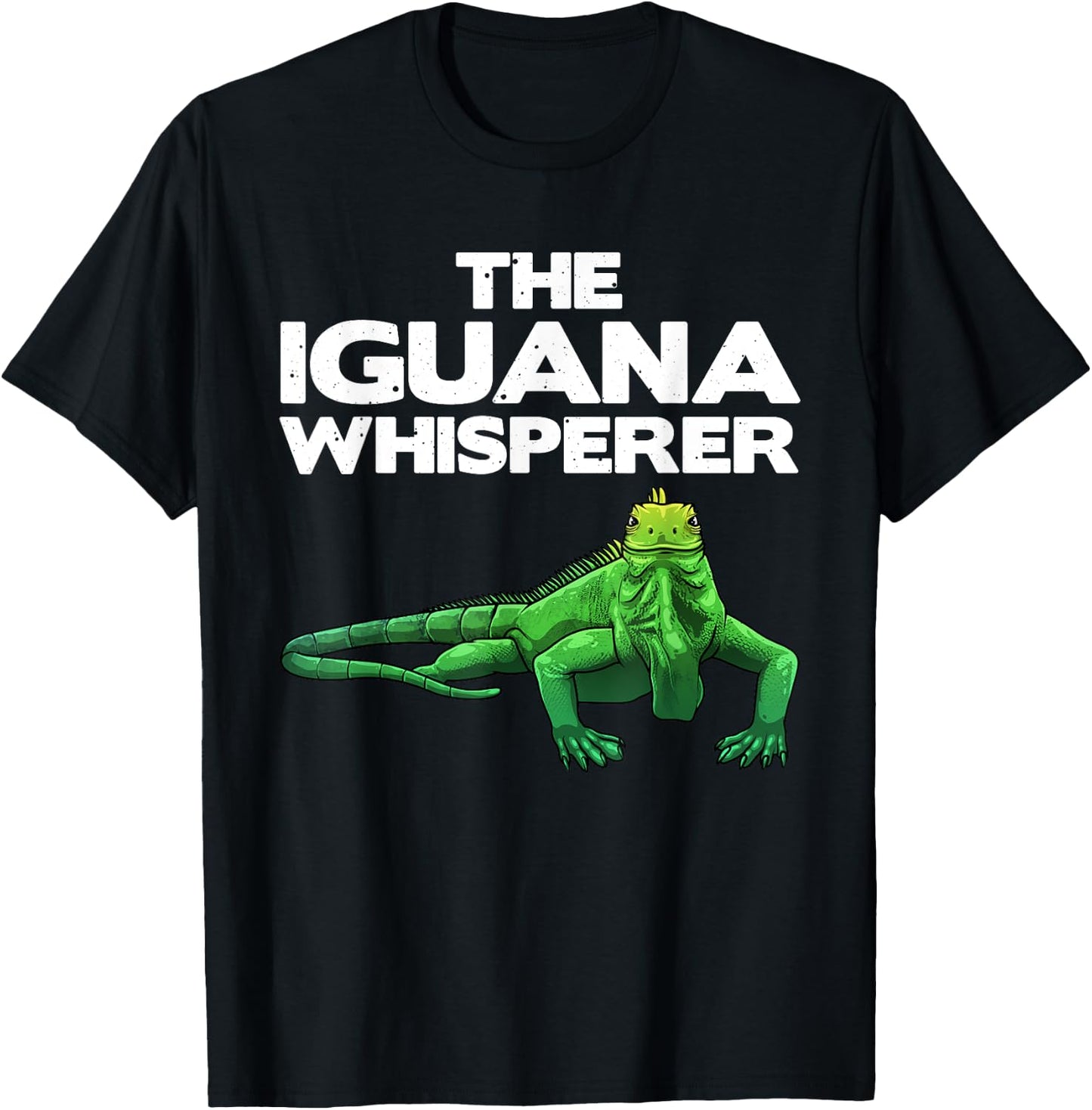 Funny Iguana Design Women Reptile Lover Herpetology T-Shirt - T-Shirt | Black