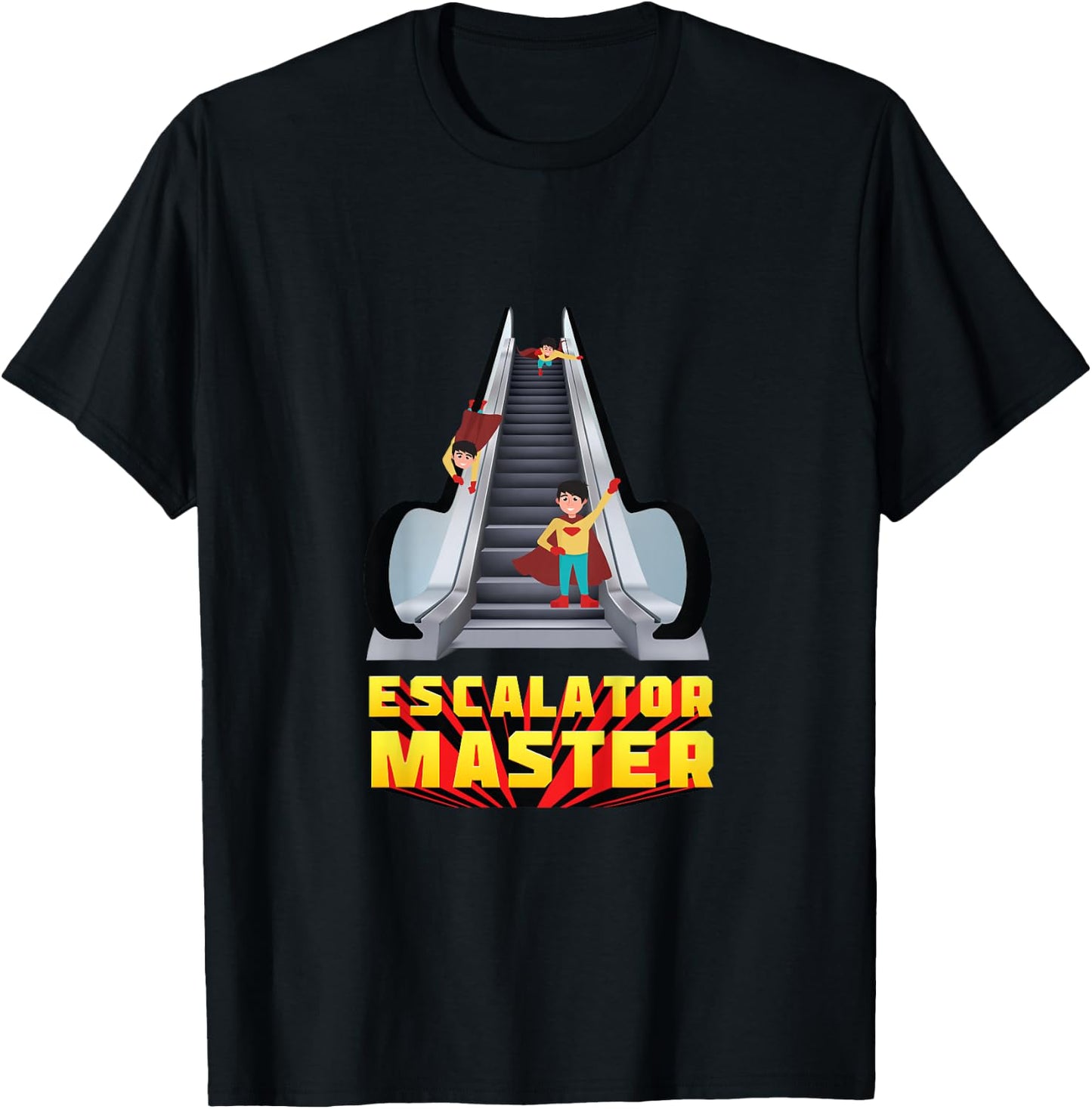 Escalator Master T-Shirt - T-Shirt | Black