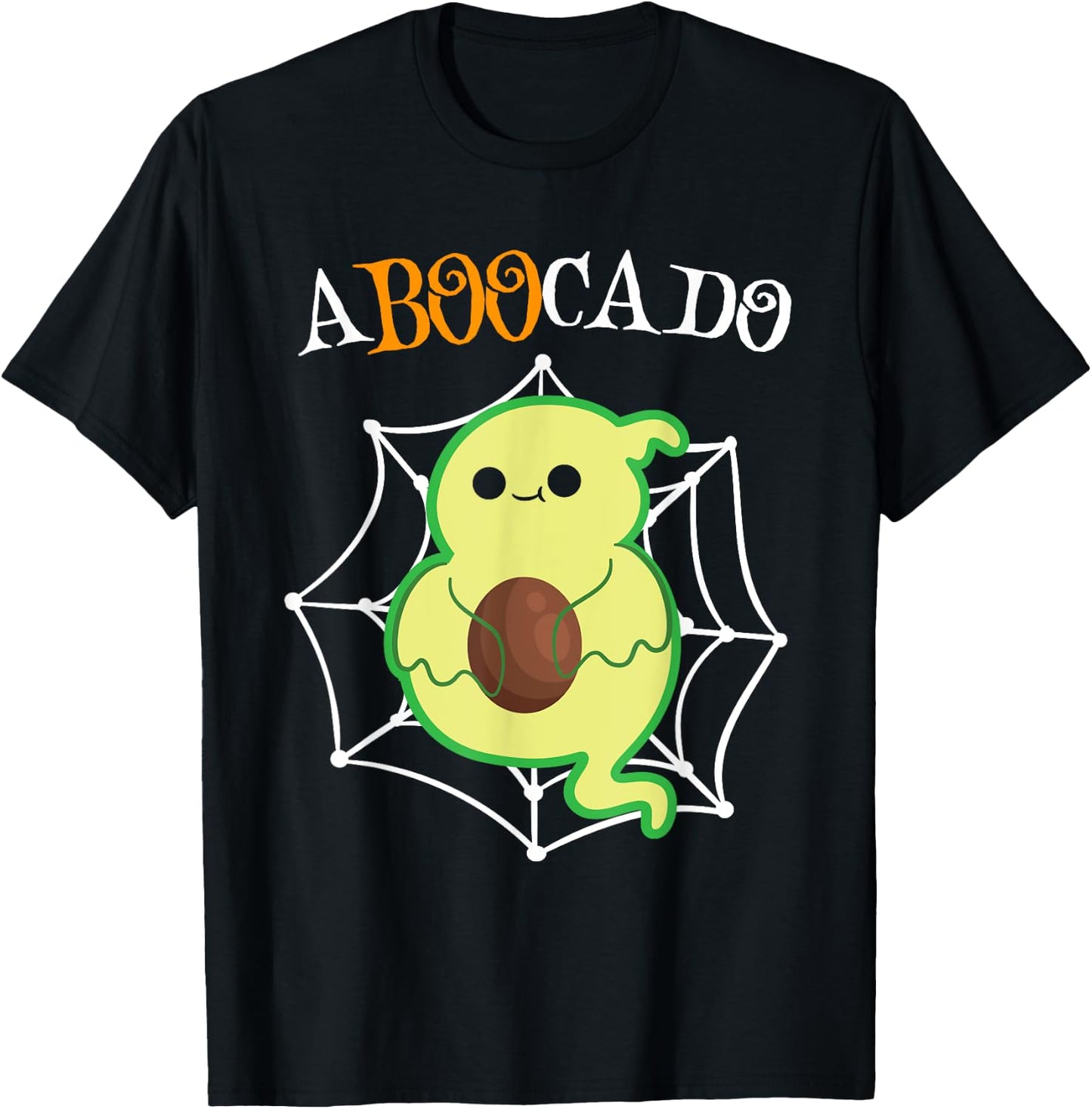 Aboocado Halloween Avocado T-Shirt - T-Shirt | Black