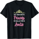 My Favorite Princess Calls Me Auntie Funny Aunt Novelty gift T-Shirt - T-Shirt | Black