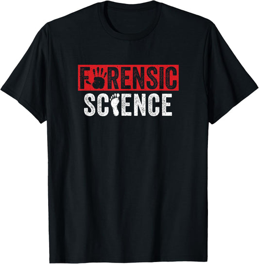 Forensic Science CSI Crime Scene Investigator Detectives T-Shirt - T-Shirt | Black