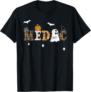 Halloween Paramedic American Flag USA EMS EMT Paramedic T-Shirt - T-Shirt | Black