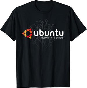 Ubuntu Linux Humanity to Others T-Shirt - T-Shirt | Black
