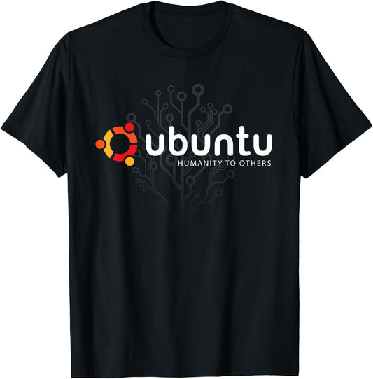 Ubuntu Linux Humanity to Others T-Shirt - T-Shirt | Black