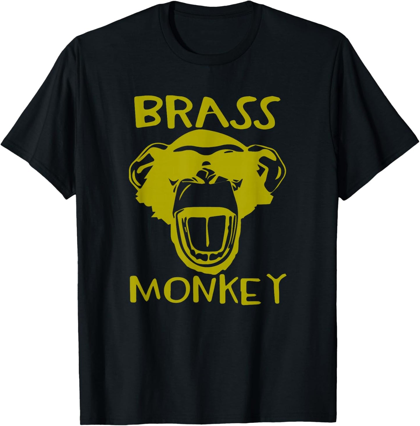Brass Monkey - Funny Music T-Shirt - T-Shirt | Black
