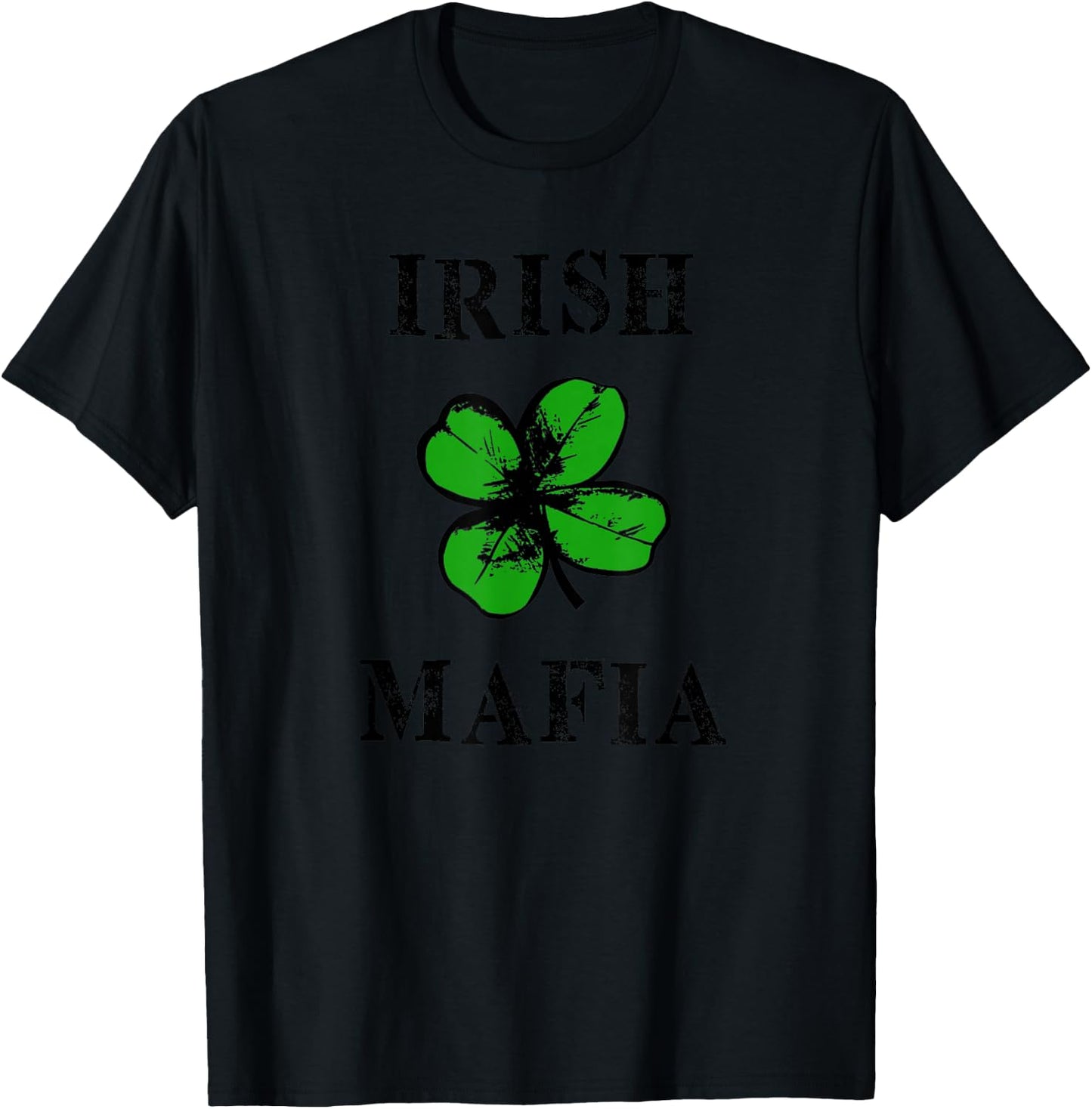Irish Mafia Funny St. Particks day T-Shirt - T-Shirt | Black