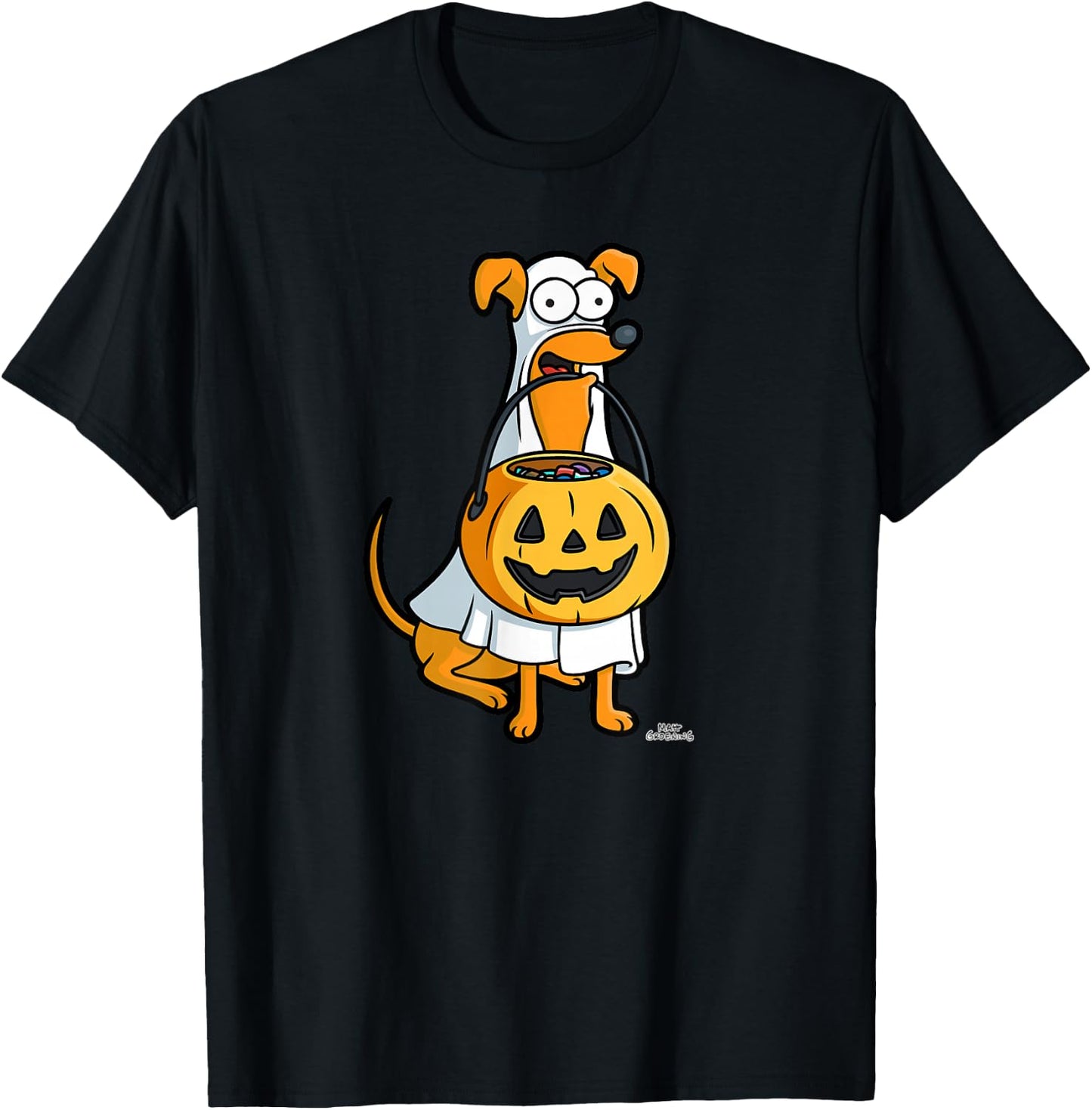 The Simpsons Santa's Little Helper Halloween T-Shirt - T-Shirt | Black