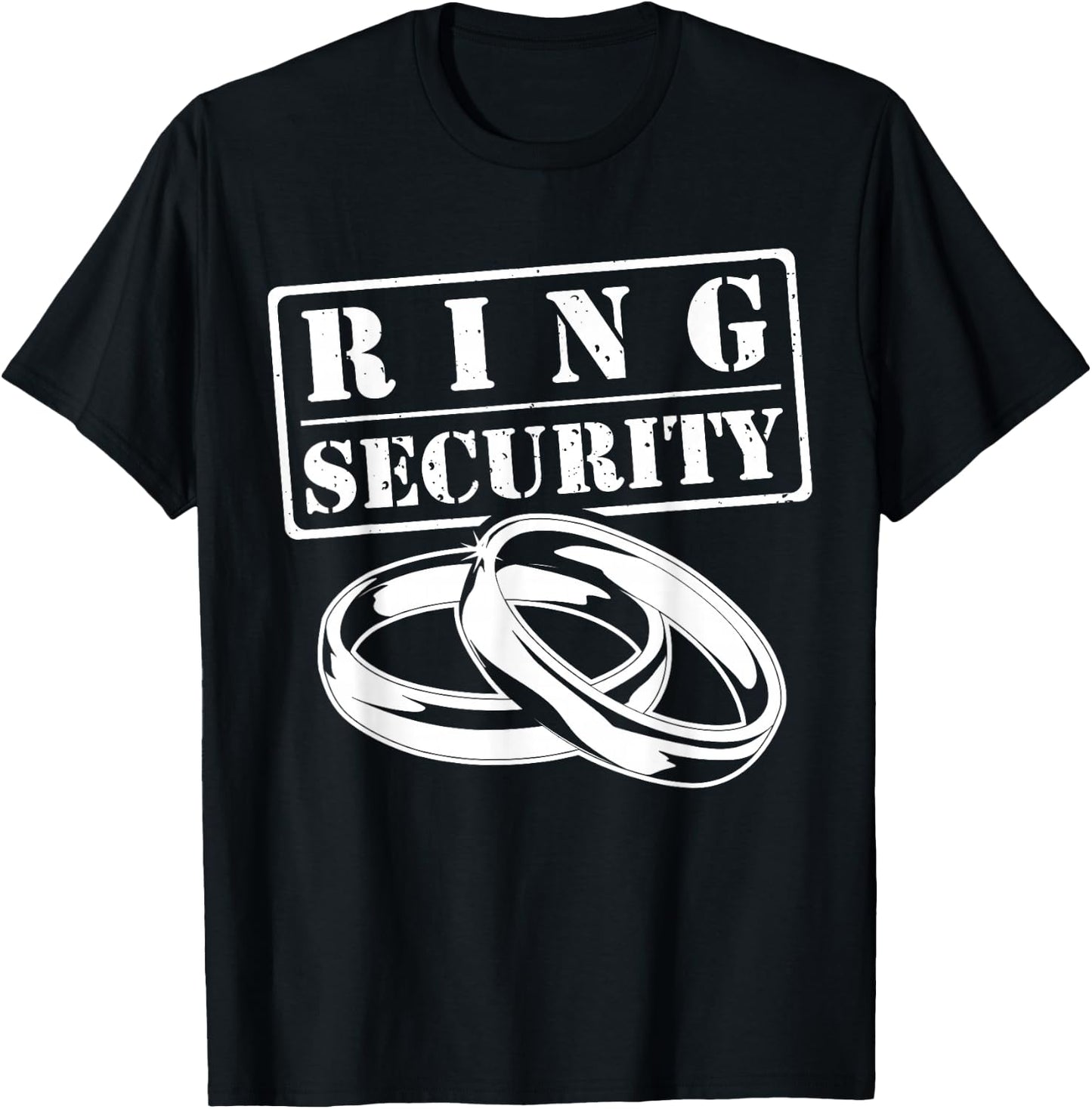Ring Security - Wedding Ring Design Boys Shirt T-Shirt - T-Shirt | Black