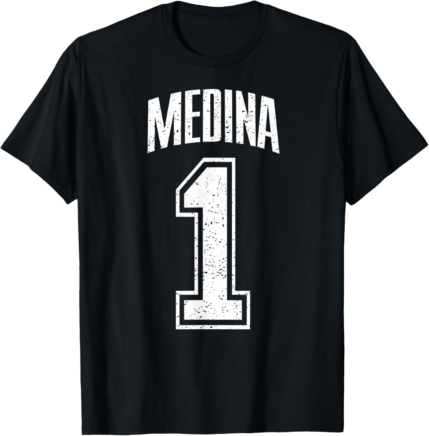 Medina Supporter Number 1 Biggest Fan T-Shirt - T-Shirt | Black