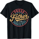 Proud Father Of A Few Badass Kids Father's Day Funny Dad T-Shirt - T-Shirt | Black