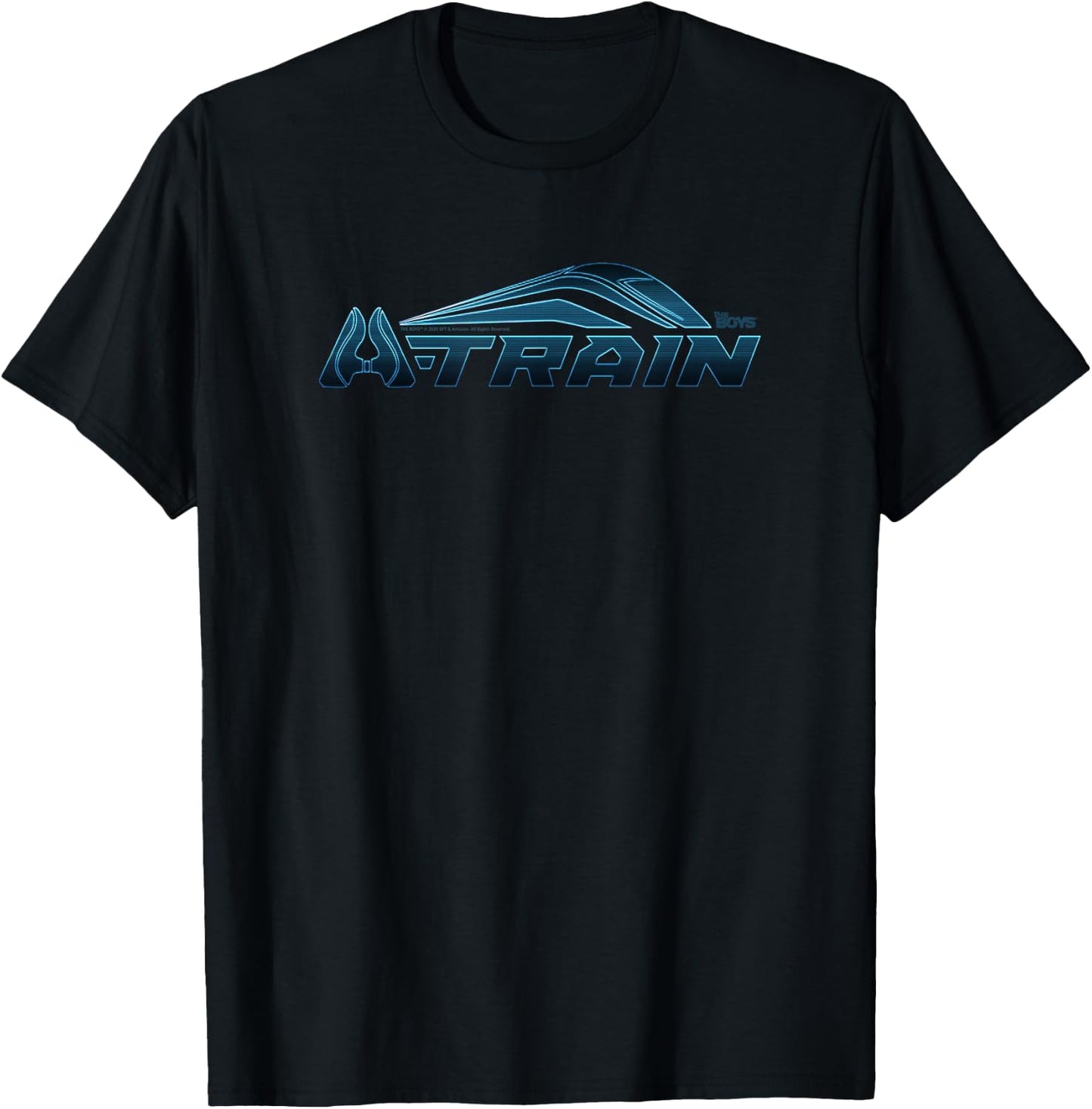 The Boys A-Train Logo Superhero TV Show T-Shirt - T-Shirt | Black