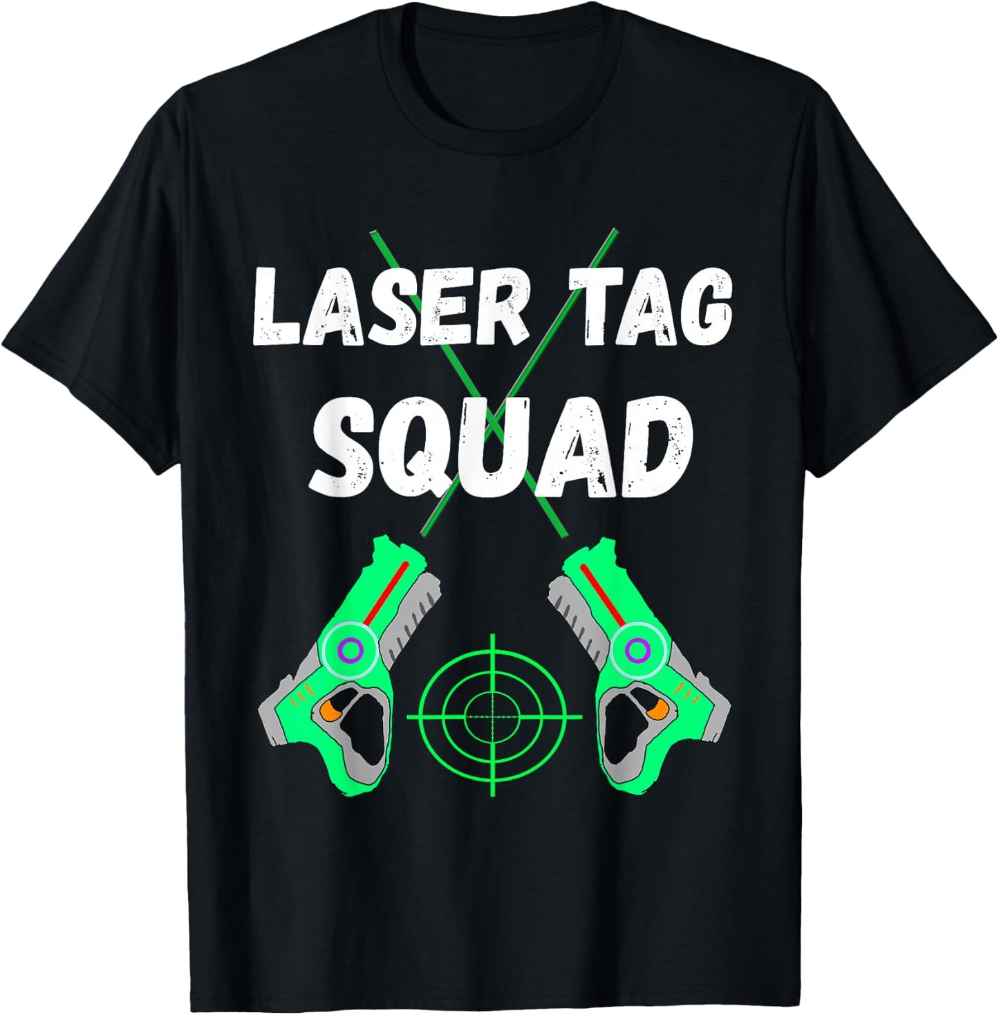 Laser Tag Squad Indoor Lasertag Team Laser Tag Player Shirt T-Shirt - T-Shirt | Black