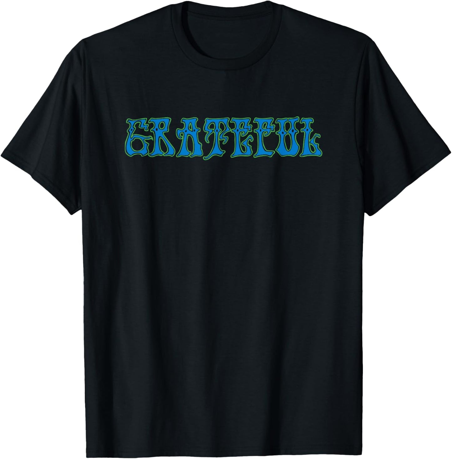 GRATEFUL l Vintage Retro Good Vibes Jam T-Shirt - T-Shirt | Black