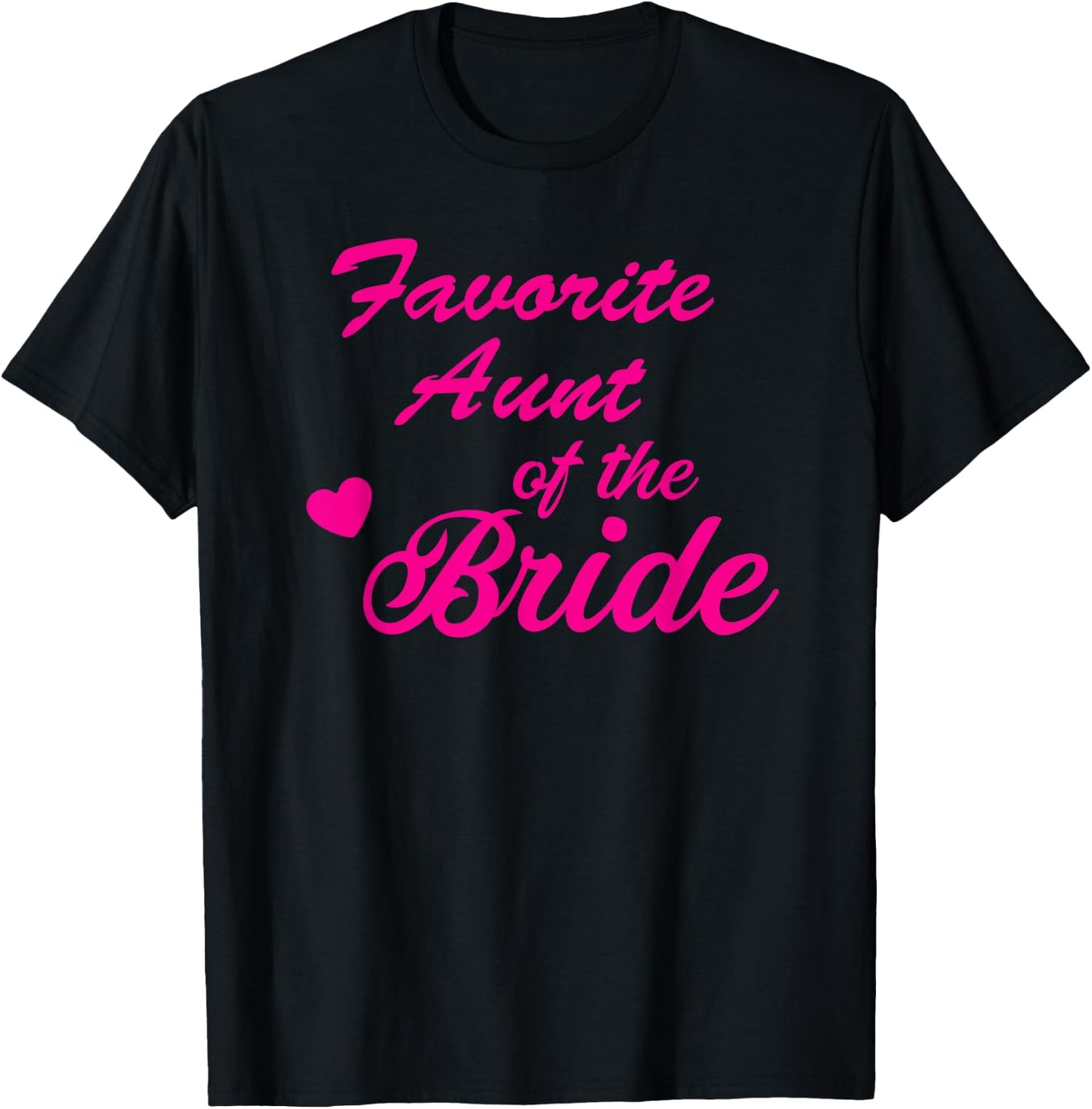 Aunty of the Bride Aunty Bachelorette Bridal Shower T-Shirt - T-Shirt | Black