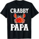 Cute Crabby Papa T-Shirt - T-Shirt | Black