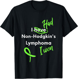 Non Hodgkins Lymphoma Awareness Remission Lymphoma Survivor T-Shirt - T-Shirt | Black