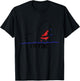 I'm Fine Shark Attack Bloody Funny Man Eating Stick Person T-Shirt - T-Shirt | Black