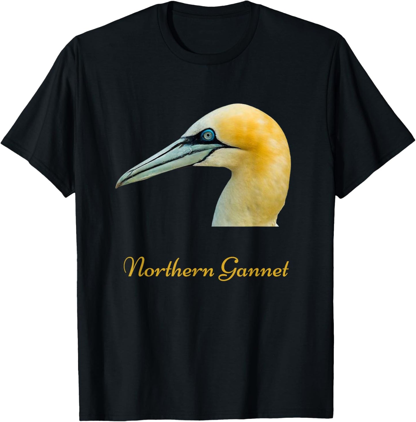 Northern Gannet Bird Ornithology T-Shirt - T-Shirt | Black