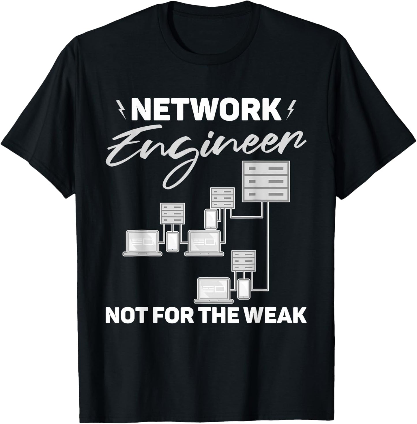 Network Engineer IT Tools Engineering Computer Technology T-Shirt - T-Shirt | Black