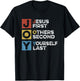 Jesus First Other Second Yourself Last Christian Joy Acronym T-Shirt - T-Shirt | Black
