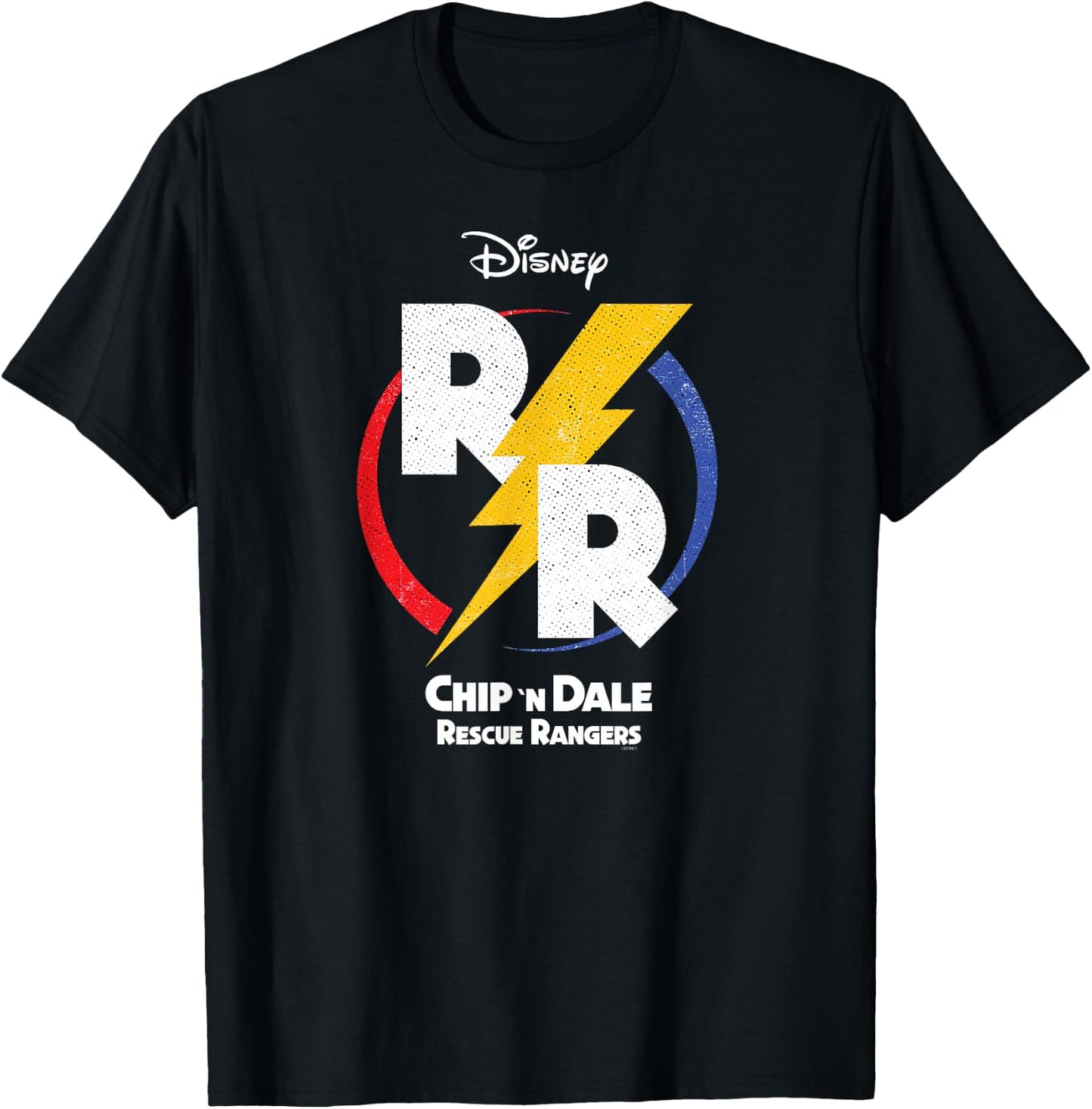 Disney Chip 'N Dale Rescue Rangers Logo T-Shirt - T-Shirt | Black