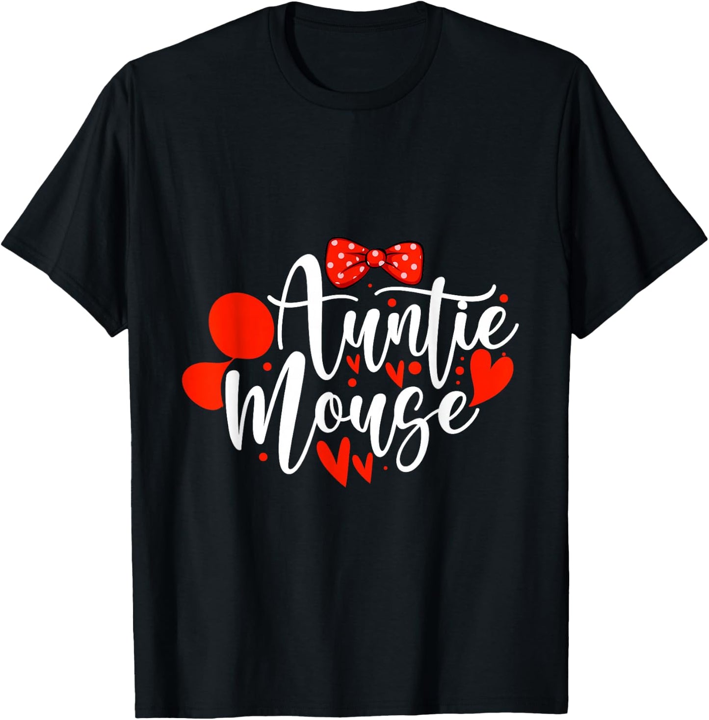 Aunt Mouse Owner Funny Mouse & Rat Mice T-Shirt - T-Shirt | Black