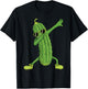 Dabbing Pickle Dancing Cucumber Lover Funny Gifts T-Shirt - T-Shirt | Black