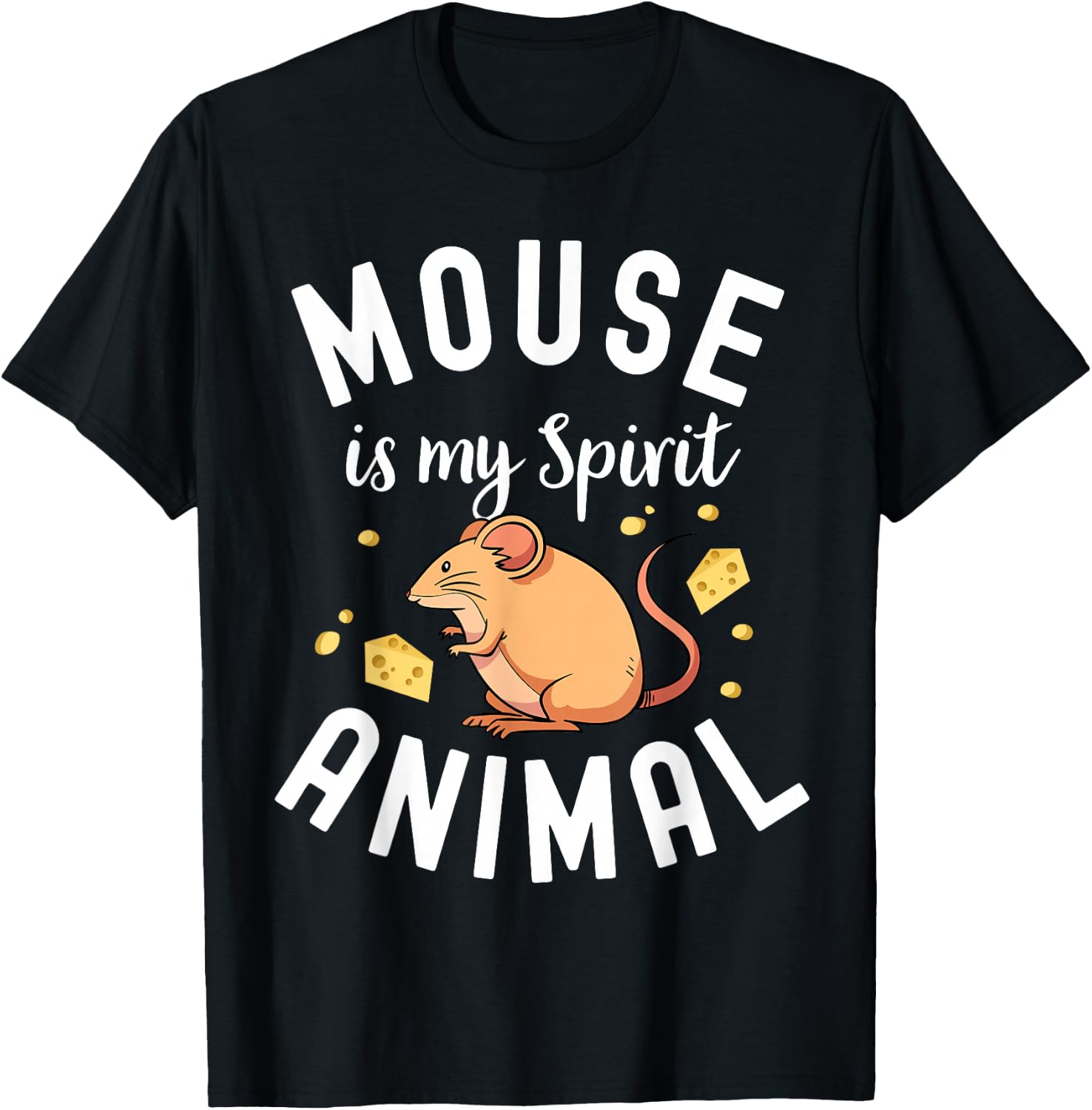 Mouse Gifts For Kids Maus Rodent Ratón Mouse Lovers Gerbil T-Shirt - T-Shirt | Black