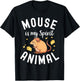 Mouse Gifts For Kids Maus Rodent Ratón Mouse Lovers Gerbil T-Shirt - T-Shirt | Black