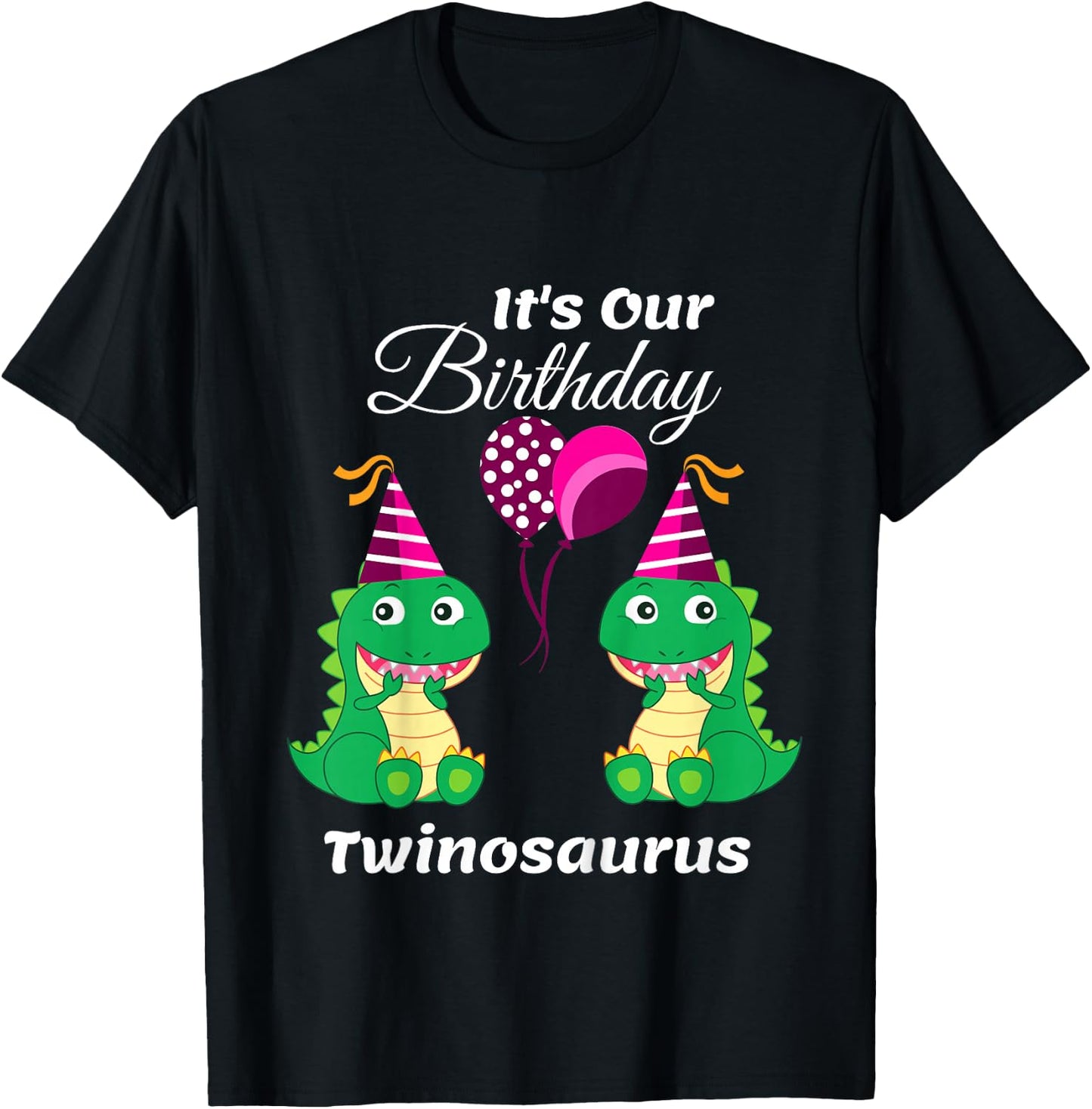Funny Twin Sisters Birthday, Toddler 1st 2nd 3rd 4th 5th T-Shirt - T-Shirt | Black